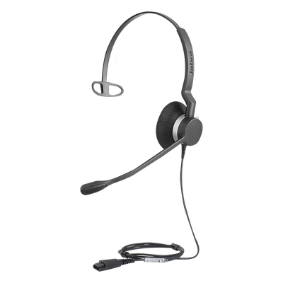BIZ-2300-MONO-QD - Auriculares para Contact Center / Mono / QD / Cancelación de Ruido / HD Voice / 49 g