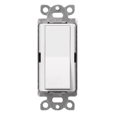 SC3PSSWL - Interruptor de Paso 3 Vías / 120/277 V / 15 A / Iluminación y Motores / Paleta Grande / Blanco
