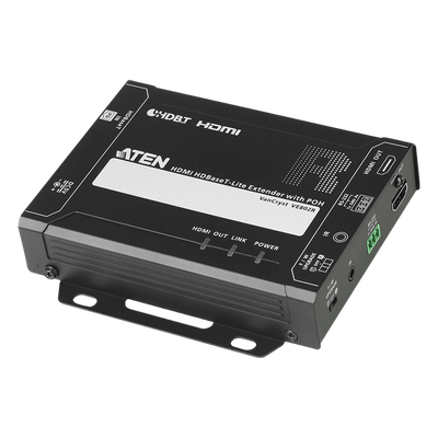VE802R - Receptor HDMI HDBaseT-Lite con PoH / 4K a 35 m (115 ft) Cat 5e/6 / 40 m (131 ft) Cat 6a / 1080p a 60 m (197 ft) Cat 5e/6 / 70 m (230 ft) Cat 6a / HDBaseT Clase B / PoH PD