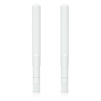 UACC-UK-ULTRA-OMNI-ANTENNA-AO - Par de Antenas Omnidireccionales / Doble Banda / 2.4 GHz 3 dBi / 5 GHz 4 dBi / IPX6 / 6.1 x 0.6 x 0.6 pulgadas