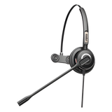 HT201 - Diadema monoaural con tecnología antishock para teléfonos IP FANVIL y Polycom con micrófono de cancelación de ruido, larga durabilidad