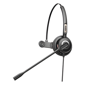 HT201 - Diadema monoaural con tecnología antishock para teléfonos IP FANVIL y Polycom con micrófono de cancelación de ruido, larga durabilidad