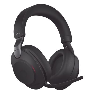 EVOLVE2-85-UC-BK-A - Auricular Estéreo Profesional / Cancelación de Ruido Activa Híbrida / 10 Micrófonos / Bluetooth 5.0 / Alcance 30 m (98.4 ft) / Batería 37 h / USB-A