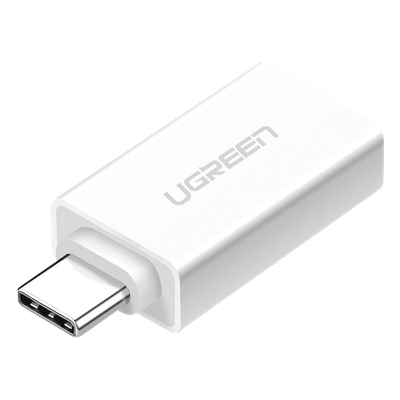 30155 - Ugreen 30155 cambiador de género para cable USB-A USB-C Blanco
