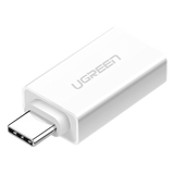 30155 - Ugreen 30155 cambiador de género para cable USB-A USB-C Blanco
