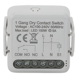 TYSH1CH - Módulo Switch Relé / Contacto Seco / 100-240V CA / 5A / 150W LED / ZigBee