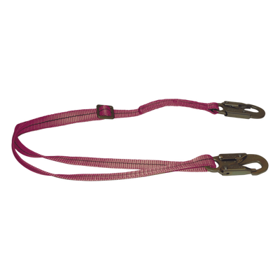 SYS-USBL2 - Banda de Posicionamiento para Arnés / Resistencia 2,722 kg / Longitud 1.8 m (5.9 ft) / Diámetro 1/2 pulgada / Ganchos Doble Seguro / ANSI A10.14 y Z359.1