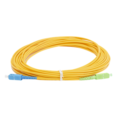 LPSM3SCUSCAS15 - Jumper de Fibra Óptica / Monomodo OS2 / SC/UPC-SC/APC / Simplex / 15 m (49.21 ft) / 3 mm / PVC