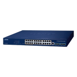 GS-6311-24HP4X - Switch PoE Administrable Capa 3 / 24 Puertos Gigabit / 8 Puertos 802.3bt / 16 Puertos 802.3at / 4 SFP+ 10G / 480 W PoE