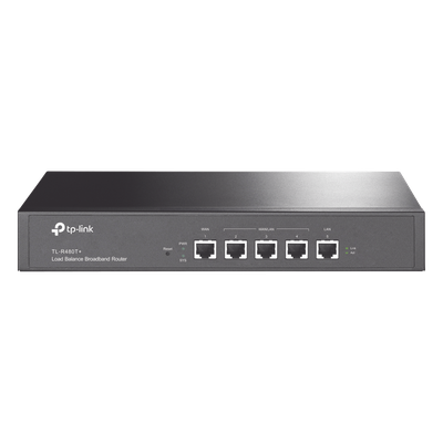 TL-R480T - Router Balanceador de Carga / 4 Puertos WAN / 30,000 Sesiones Concurrentes / Firewall Integrado / Control de Banda por IP