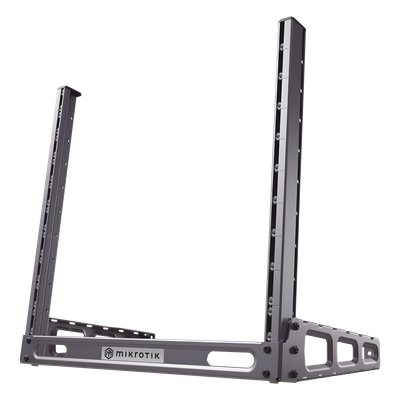 SR-10U - Rack de Escritorio 19" / 10U / Aluminio Ligero / Ángulo Ajustable / Mesa o Suelo