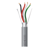 2215-1009/1000 - Carrete de 305 Metros (1000 Pies) / Cable 4 x 18 AWG / Color Gris / Blindado / Riser / Aplicaciones de Audio Control de Acceso y Automatización