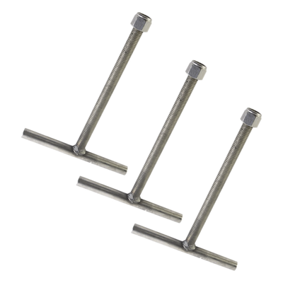 SAB-90G - Ancla para Base de Torre / Tubo 1 1/16' (19.3 mm) / Acero ASTM-36 Galvanizado / Diseño Modular 3 Piezas / 92.3 cm Altura / 3.03 ft x 2.79 ft x 3.28 ft