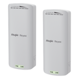RG-EST100-E - Kit Enlace Inalámbrico / 2.4 GHz / 300 Mbps / Alcance 500 m (1640 ft) / IP55 / 2x2 MU-MIMO / Dual LAN
