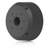 UACC-CAMERA-JB-B - Caja de Conexiones Antimanipulación / Montaje en Poste 1.5-2' (38-50 mm) / Aluminio y Policarbonato / Salidas G3/4' / Compatible Bullet, Dome y Turret
