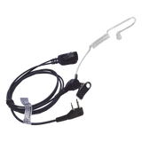 TX-EHIAV2S - Micrófono-Audífono de Tubo Acústico / Grado Médico / PTT de Alta Resistencia / Cable Kevlar Reforzado / Compatible ICOM