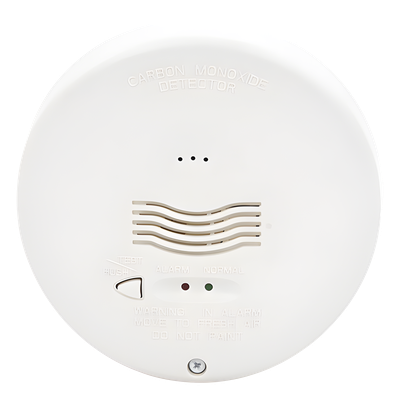 CO-1224-TR - Detector de Monóxido de Carbono / Alimentación 12/24 VCC / Relé Tipo C / Sirena 85 dB / Montaje Techo o Pared / Electroquímico 10 Años