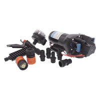 Q401J-118N-3A - Bomba de Agua de Alta Presión / 15 LPM (4 GPM) / Corte a 4.1 bar (60 PSI) / 12 Vcd / IPX6 / Autocebante 2.4 m (7.9 ft)