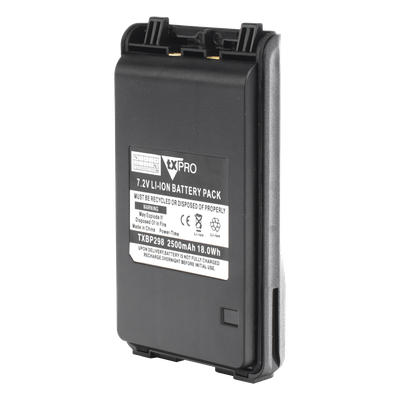 TXBP298 - Batería Li-Ion / 2500 mAh / Sin Efecto Memoria / Baja Autodescarga / Clip Integrado