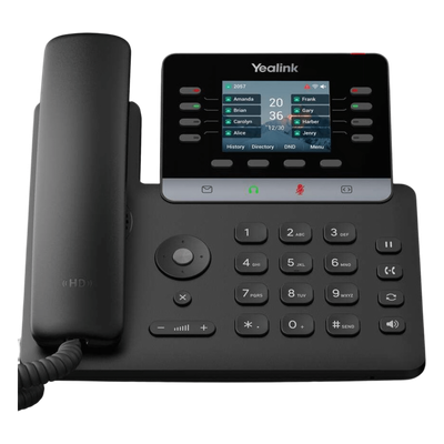 SIP-T73U - Teléfono IP Empresarial / 12 Líneas SIP / Pantalla Color 2.8" / Audio HD / PoE / USB 2.0