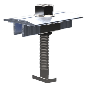 N00027 - Abrazadera Intermedia para Módulos Solares / Aluminio Serie 6000 / Módulos 30-40 mm / 47 g / Acero Inoxidable / 4 Sistemas de Montaje