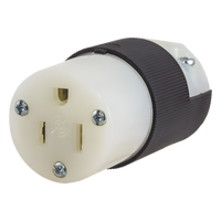 HUB-HBL-5269-C - Conector Entrada Recta / 15A / 125V / 2 Polos 3 Hilos / NEMA 5-15R / Grado Industrial-Comercial