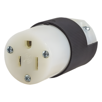 HUB-HBL-5269-C - Conector Entrada Recta / 15A / 125V / 2 Polos 3 Hilos / NEMA 5-15R / Grado Industrial-Comercial