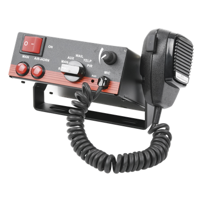 X-ELS-100 - Sirena Vehicular / 100 W / 115 dB / 12 VCC / 5 Tonos Seleccionables / Micrófono Rudo / Interconexión Radio