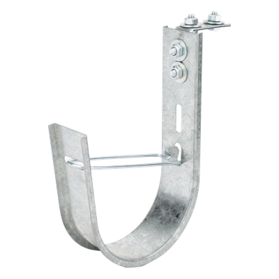 CH-J100-EZ - Gancho J-Hook para Cableado Estructurado / Capacidad 115 Cables Cat6 / Acero al Carbón / Fijación con Tornillería Incluida / Interior
