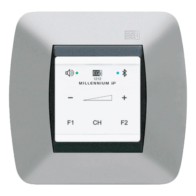 1212 - Mando Bluetooth IP | Control Táctil | Compatible Sistema Millennium | Alimentación PoE | Color Blanco |