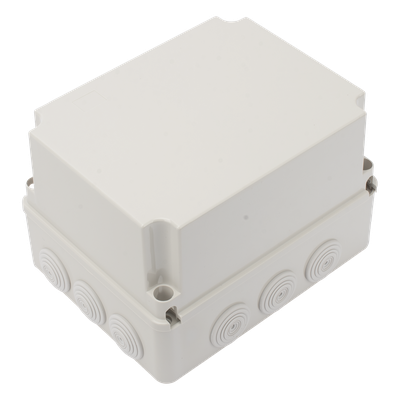 PST-1924-1ER - Caja de Derivación IP / 12 Glándulas Recortables / IP55 / Rango Térmico -40 a 120 °C / 190 x 240 x 165 mm (7.5 x 9.4 x 6.5 in) / Protección EMI y Antiestática
