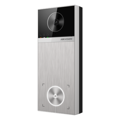 DS-KV6114-ME1 - Videoportero IP / 4 Megapixel / Ángulo de Visión 150° / Control de 2 Cerraduras / Detección de Sonidos Específicos / IP65 / PoE IEEE802.3at
