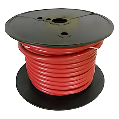 A2006T-01-100 - Cable para Batería Marina / 6 AWG / 100 Pies (30.5 m) / PVC Retardante de Llama Rojo / Cobre Estañado Clase K / 600V / 105°C Seco / 75°C Húmedo