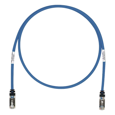 STP6X30BU - Patch Cord Cat6A / Blindado S/FTP / 30 ft (9.14 m) / CM/LS0H / Azul