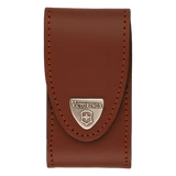 500761 - Funda de Piel / Cierre Velcro / 10 cm Alto / 0.1 kg / Color Café