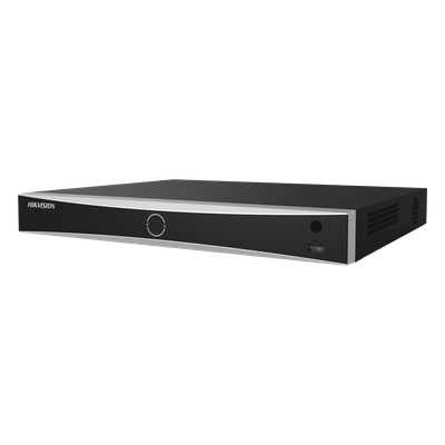 DS-7608NXI-I2/8P/S - (ACUSENSE / Evita Falsas Alarmas) NVR 12 Megapixel (4K) / Reconocimiento Facial / 8 Canales IP / Base de Datos / 8 Puertos PoE+ / 2 Bahías de Disco Duro /  Switch PoE 300 mts Modo Extendido