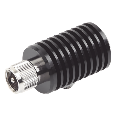 DL30A - Carga Terminal Fantasma Seca / 50 Ohm / 15W Continua / DC-500 MHz / UHF Macho PL-259 / 30x75 mm / 1.15:1 VSWR