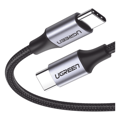 50150 - Cable USB-C a USB-C / 1 Metro (3.28 Pies) / 60W PD / 480 Mbps / Nylon Trenzado / Aluminio