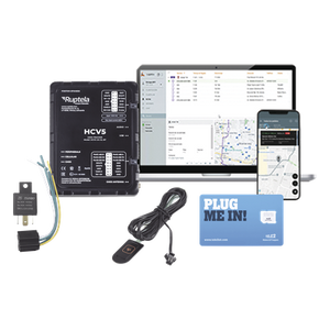 HCV5KIT - Kit Localizador 4G LTE / Anti-Jammer Ajustable / CANbus FMS-J1708-J1939 / RS232 / Bluetooth / Botón SOS / 12V Relay