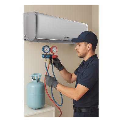 SRV-R32-1T - Servicio de recarga de gas refrigerante / R32 / Minisplit / 1 Tonelada (12,000 BTU/h)