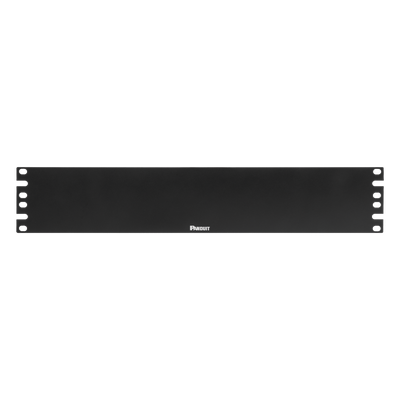 DPFP2 - Tapa Ciega para Rack / 19 Pulgadas / 2 UR / Acero 16 ga / Diseño Plano / 482.6 x 43.7 mm