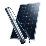 6SQF3KIT - Kit de Bombeo Solar / Bomba Sumergible / 4 Paneles Solares LR772HVH645M / Inclinación 20° / Orientación Sur / Hemisferio Norte