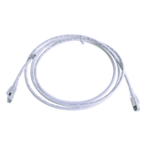 ZM6A-S07-02B - Patch Cord Cat6A S/FTP / 2.13 m (7 ft) / CM/LS0H / Blindaje S/FTP / PCB Interno / UL2043 / Blanco