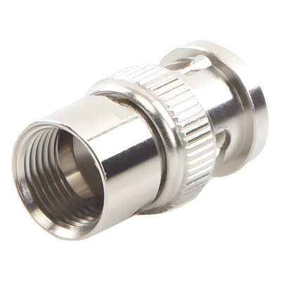 RFB-1101-1X - Conector BNC Macho / Rosca / Bronce Niquelado / Delrin / 28 mm / 0.09 ft / RG-8/X, LMR-240, LP240, RG-59/U