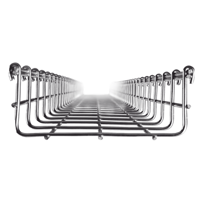 MG-50-432EZ - Charola tipo malla / 66 mm peralte / 150 mm ancho / 3 m tramo / Electro zinc / 158 cables Cat6 / 9.84 pies