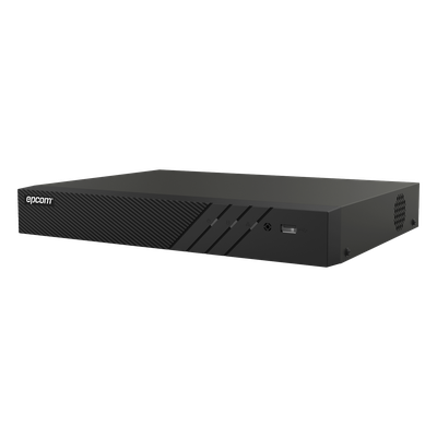 EX-5016TURBO - DVR Pentahíbrido / 24 Canales / 16 TURBOHD + 8 IP / 5 Megapixel Lite / Audio Bidireccional por Coaxitron / Reconocimiento Facial / ACUSENSE / 1 Bahía HDD