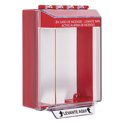 STI-14210FR-ES - Cubierta de Montaje Superficial / Policarbonato UV / 6.17" x 4.58" x 1.83" / ADA / -40°C a 121°C / Texto Incendio Español