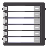 DS-KD-KK - Módulo de Botones para Videoportero Modular / 6 Botones / Montaje Empotrado o Superficie / IP65 / Consumo 2 W