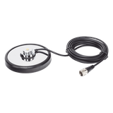 1240 - Montaje magnetico para antenas de 3/4" (Nmo), 5 m de cable RG-58A/U, conector UHF (PL-259) macho, diámetro de 5"