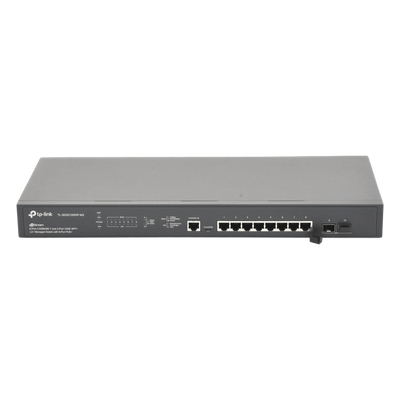 TL-SG3210XHPM2 - Switch Administrable L2+ / 8 Puertos PoE+ MultiGigabit 2.5G / 2 Puertos SFP+ 10G / Presupuesto PoE 240W / Rendimiento 80 Gbps / Montaje en Rack